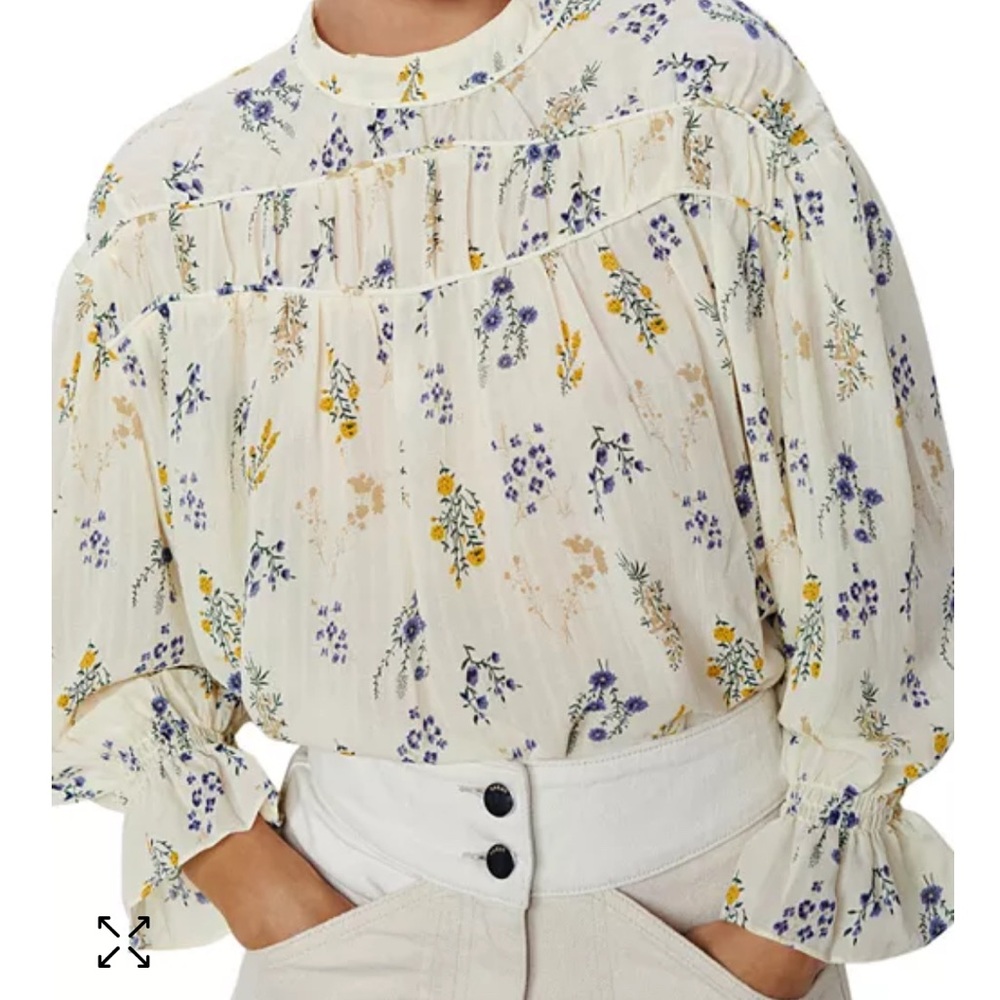 ba&sh Albin Floral print blouse